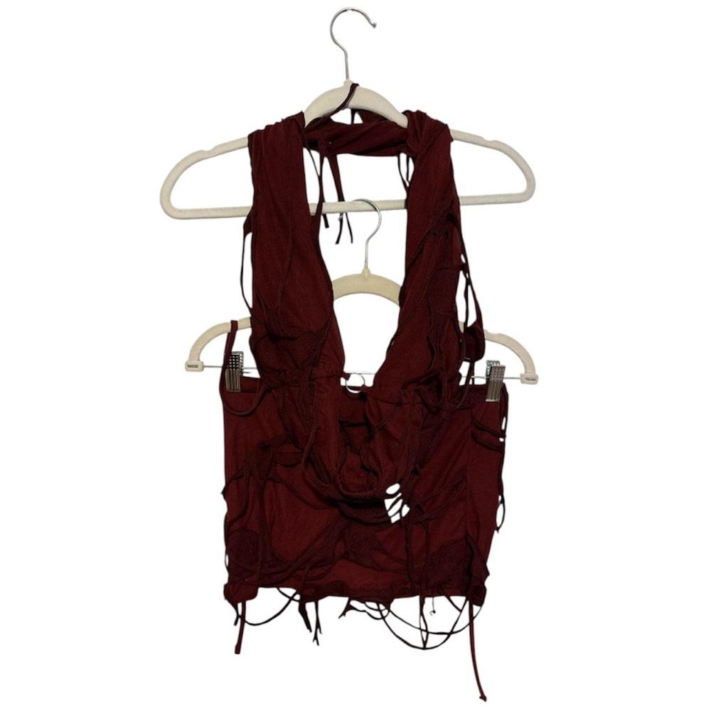 Elegant Burgundy Women's set